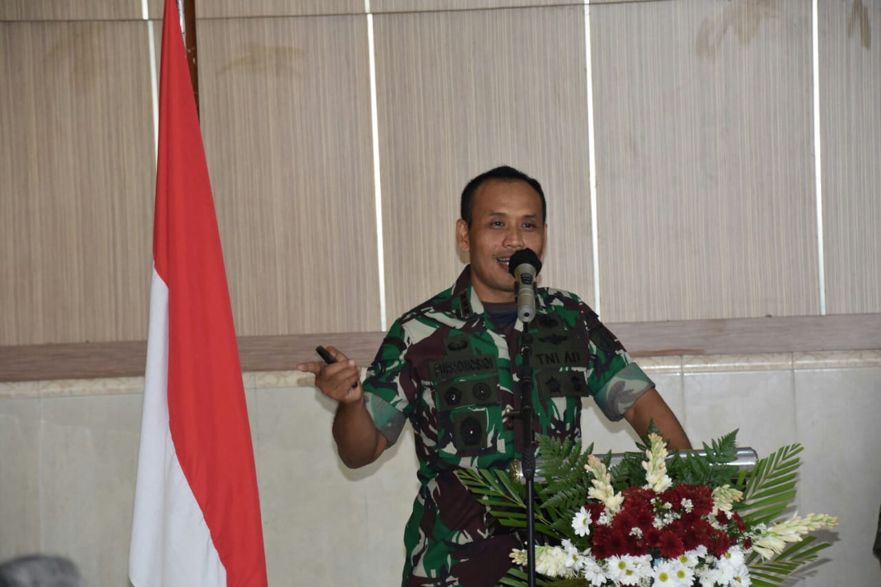 Kunjungan Kerja Di Kodim 0715/Kendal, Danrem 073/MKT Sampaikan Visi Dan Misi